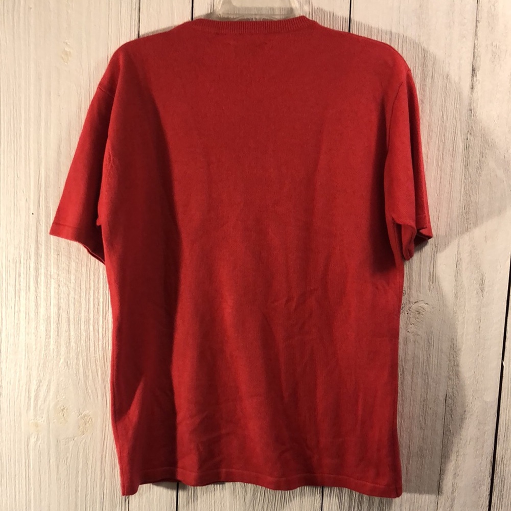 TSE Cashmere Bergdorf Goodman silk blend short sleeve sweater - Picture 6 of 6